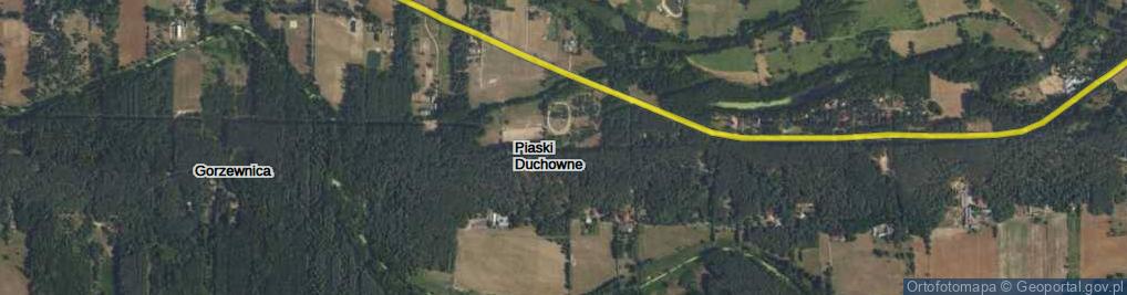 Zdjęcie satelitarne Piaski Duchowne ul.